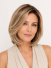 Beige Blonde Lace Front Bob Echthaarperücke mit dunklem Ansatz – 10 Zoll