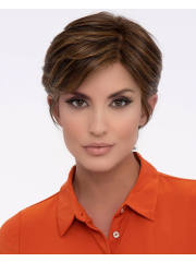 Maschinengeknüpfte Echthaar-Perücke – Kurzhaar Style, natürliche Dichte, bequem & langlebig