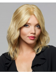 Lace-Front Echthaar Perücke Aschblond – Unsichtbare Frontspitze, HD-Lace Montur, 100% Menschenhaar, Natural-Look Wellen