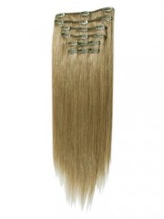 Lebhafte 10 Stücke Von 14" Clip In Ganz Kopf Set