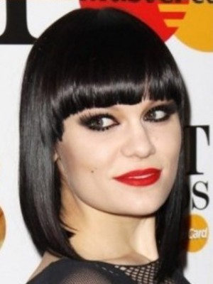 Mit Höher Qualität Jessie J Styling Schwarz Bob Perücke