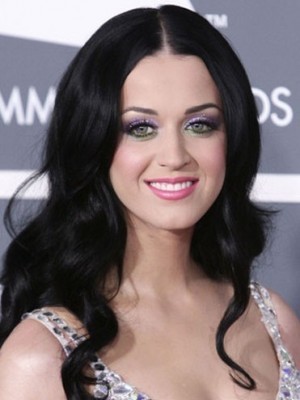 Lange Wellige Katy Perry Synthetische Perücke