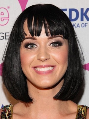 Katy Perry Synthetische Kappenlose Sexy Perücke