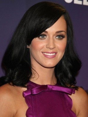 Heiß Verkaufen Katy Perry Lange Bob Styling Perücke