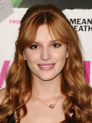 Bella Thorne Frisur Spitzefront Lebhafte Lange Perücke