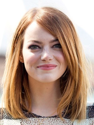 Emma Stone Frisur Spitzefront Graziös Perücke