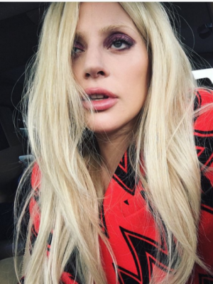 Populär Gerade Lady Gaga Spitzefront Echthaar Perücke