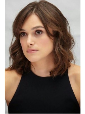 Preiswert Wellig Keira Knightley Spitzefront Echthaar Perücke