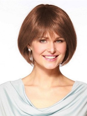 Neue Stilee Stile Bob Mit Mono Top Echthaar Vollspitze Perücke